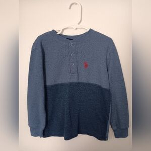 U.S. Polo Assn. Kids Long Sleeve Shirt - Blue